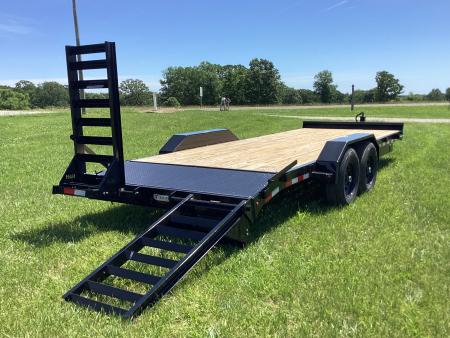 New 2026 H&H Trailers 18+2 Equipment Trailer, Drive Over Fenders, 14K