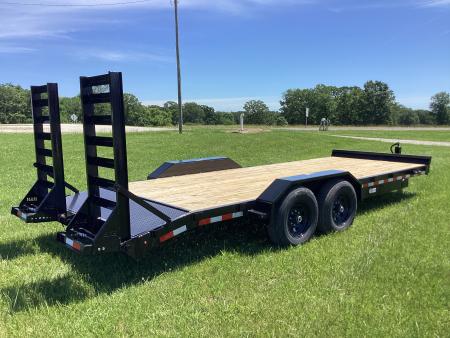 New 2026 H&H Trailers 18+2 Equipment Trailer, Drive Over Fenders, 14K