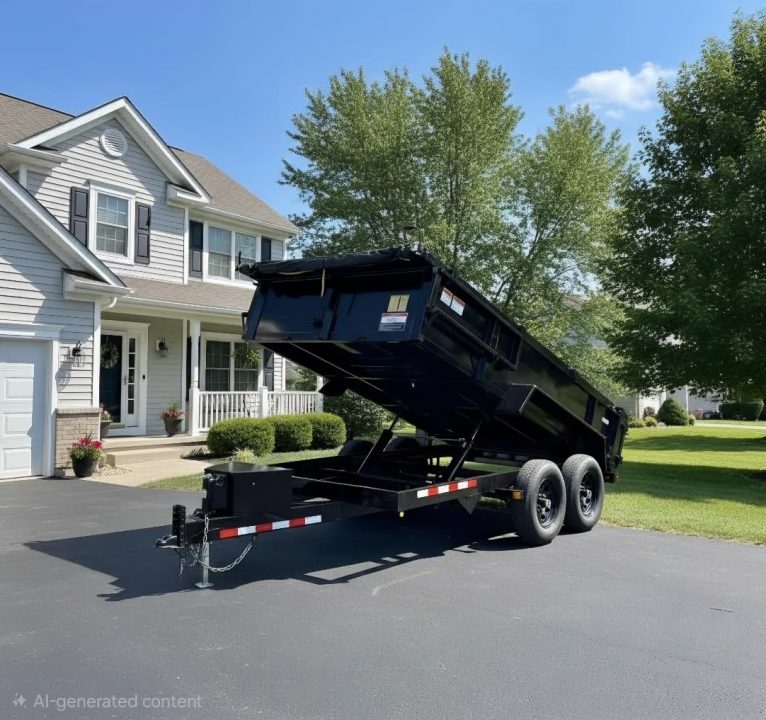 New 2026 Triple Crown Trailers 7X16HD 2'L 14K Dump Trailer