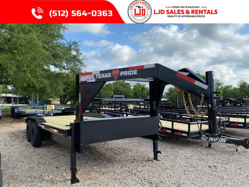 New 2026 Texas Pride 102  X 21'- Gooseneck Tilt Trailer - 16K GVWR
