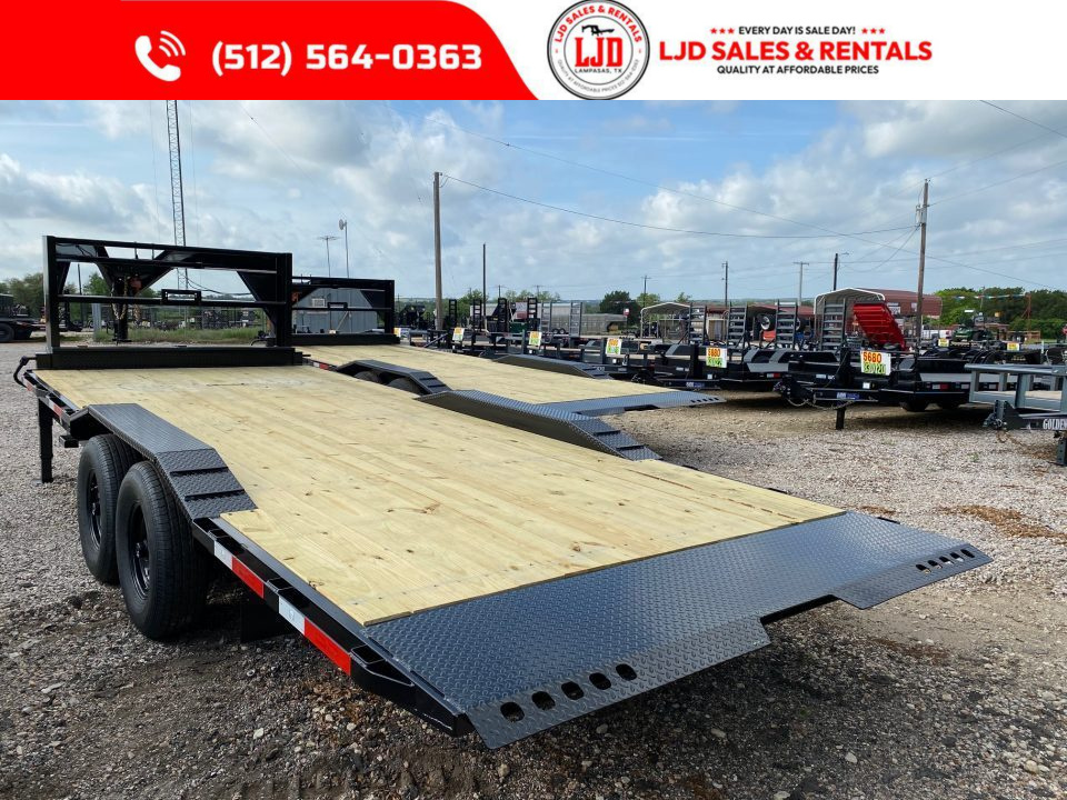 New 2026 Texas Pride 102" X 21'- Gooseneck Tilt Trailer - 16K GVWR