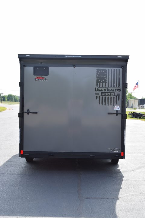 New 2026 United Trailers UJ 8.5x16 Cargo / Enclosed Trailer Black Trim Package