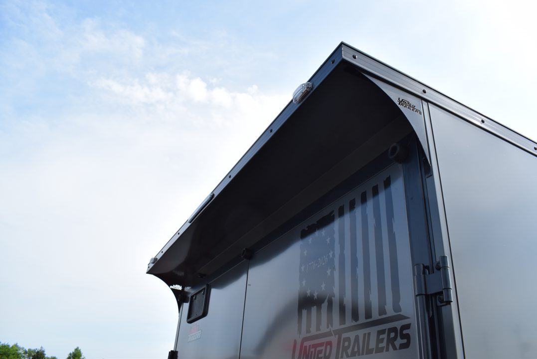 New 2026 United Trailers UJ 8.5x16 Cargo / Enclosed Trailer Black Trim Package