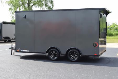 New 2026 United Trailers UJ 8.5x16 Cargo / Enclosed Trailer Black Trim Package