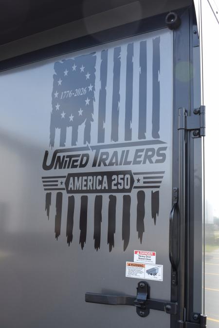 New 2026 United Trailers UJ 8.5x16 Cargo / Enclosed Trailer Black Trim Package