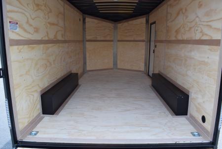 New 2026 United Trailers UJ 8.5x16 Cargo / Enclosed Trailer Black Trim Package