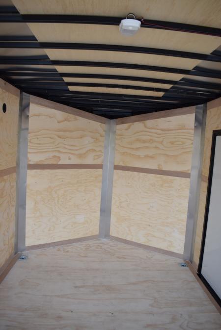 New 2026 United Trailers UJ 8.5x16 Cargo / Enclosed Trailer Black Trim Package