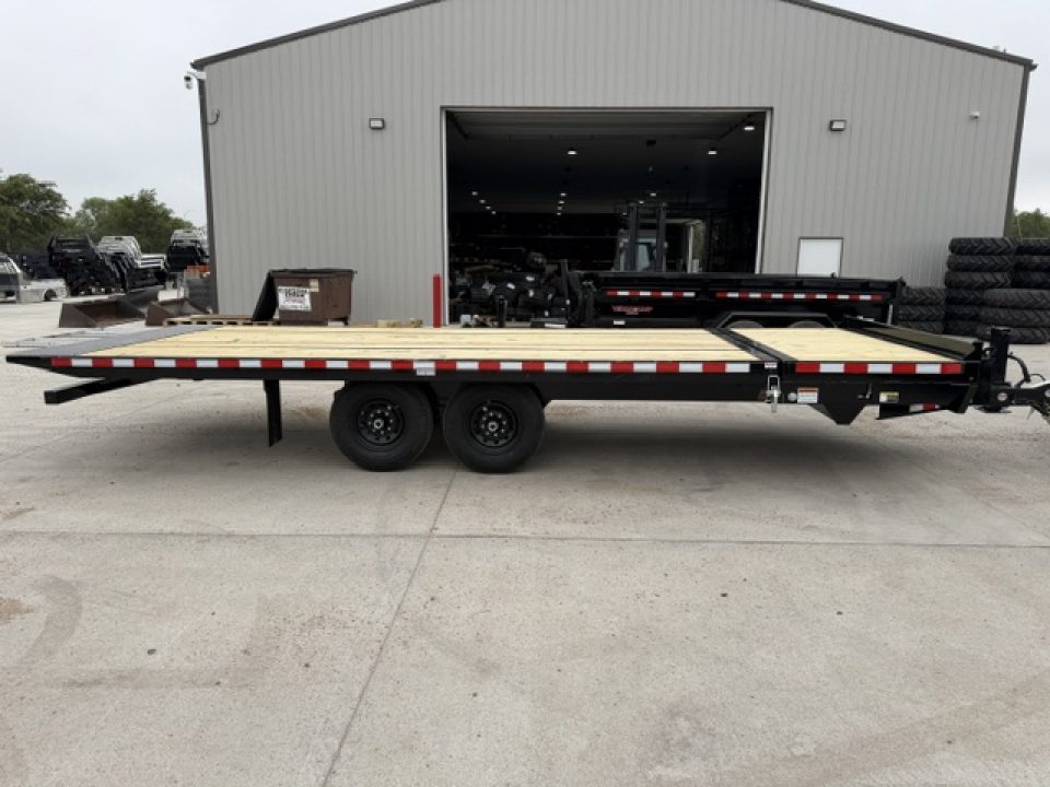 New 2026 Midsota TBO22-BP-154 Deckover Tilt 102x22ft 7k axles Tilt Trailer