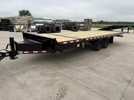 New 2026 Midsota TBO22-BP-154 Deckover Tilt 102x22ft 7k axles Tilt Trailer