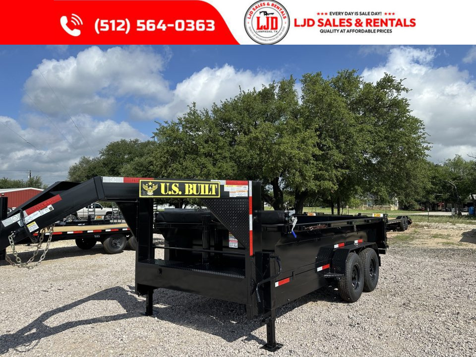 New 2026 Texas Pride 14' X 2' - Dump Trailer - Gooseneck - 16K GVWR - TARP