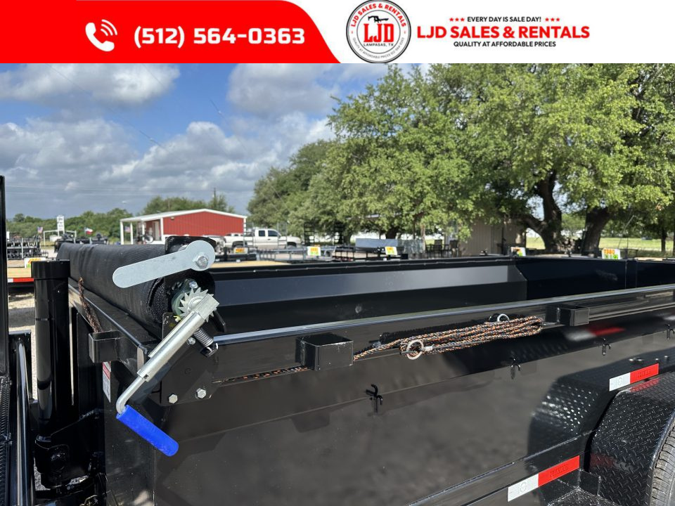 New 2026 Texas Pride 14' X 2' - Dump Trailer - Gooseneck - 16K GVWR - TARP