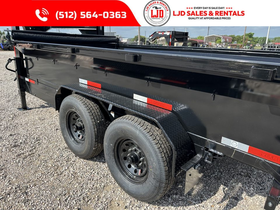 New 2026 Texas Pride 14' X 2' - Dump Trailer - Gooseneck - 16K GVWR - TARP
