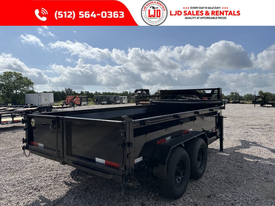New 2026 Texas Pride 14' X 2' - Dump Trailer - Gooseneck - 16K GVWR - TARP