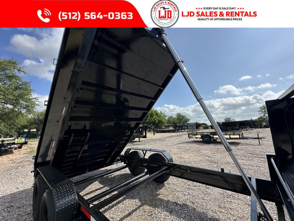 New 2026 Texas Pride 14' X 2' - Dump Trailer - Gooseneck - 16K GVWR - TARP