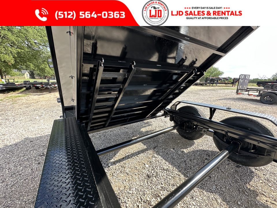 New 2026 Texas Pride 14' X 2' - Dump Trailer - Gooseneck - 16K GVWR - TARP