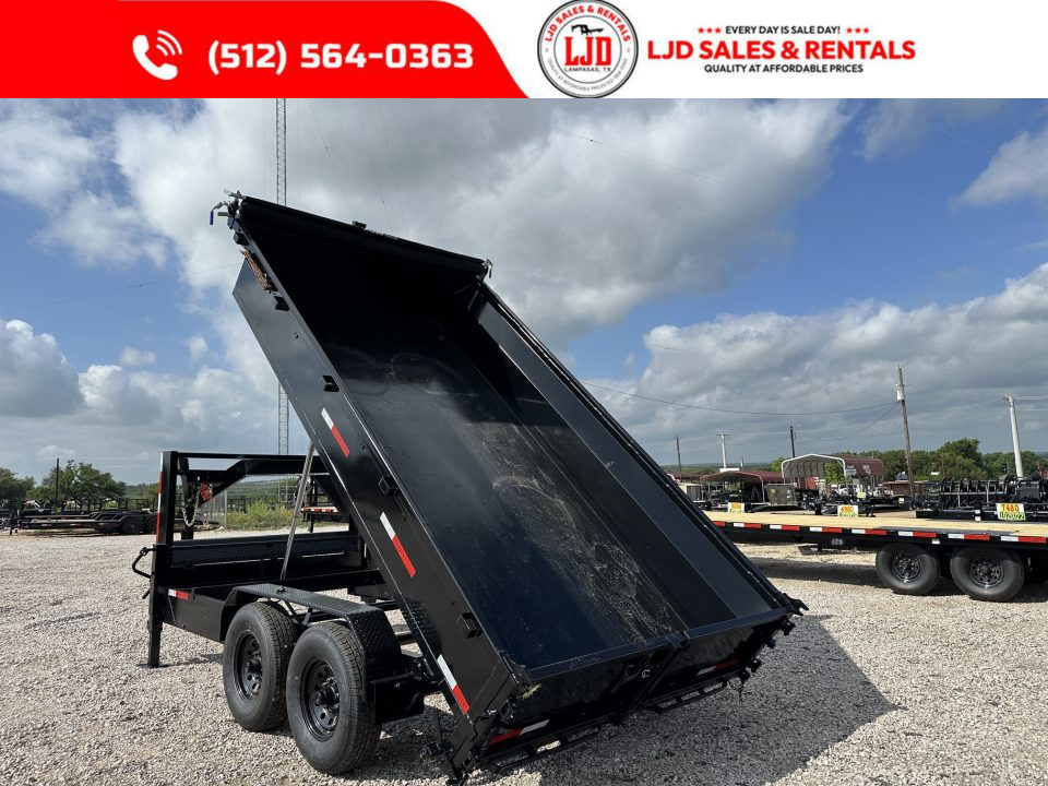 New 2026 Texas Pride 14' X 2' - Dump Trailer - Gooseneck - 16K GVWR - TARP