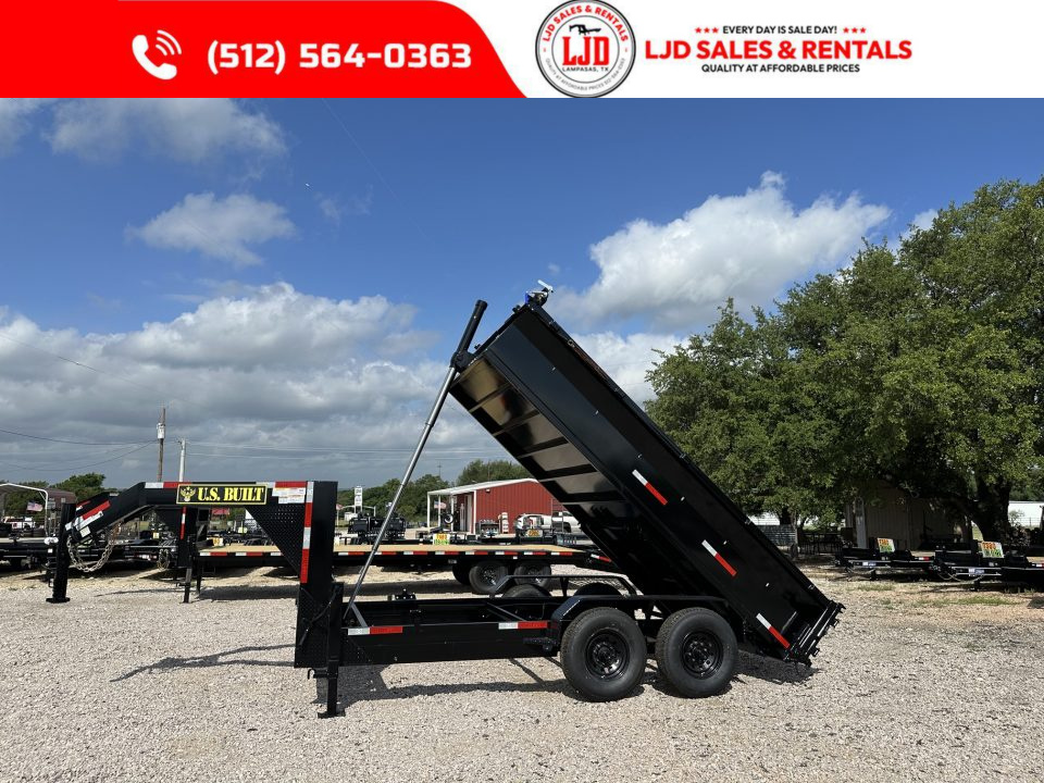 New 2026 Texas Pride 14' X 2' - Dump Trailer - Gooseneck - 16K GVWR - TARP