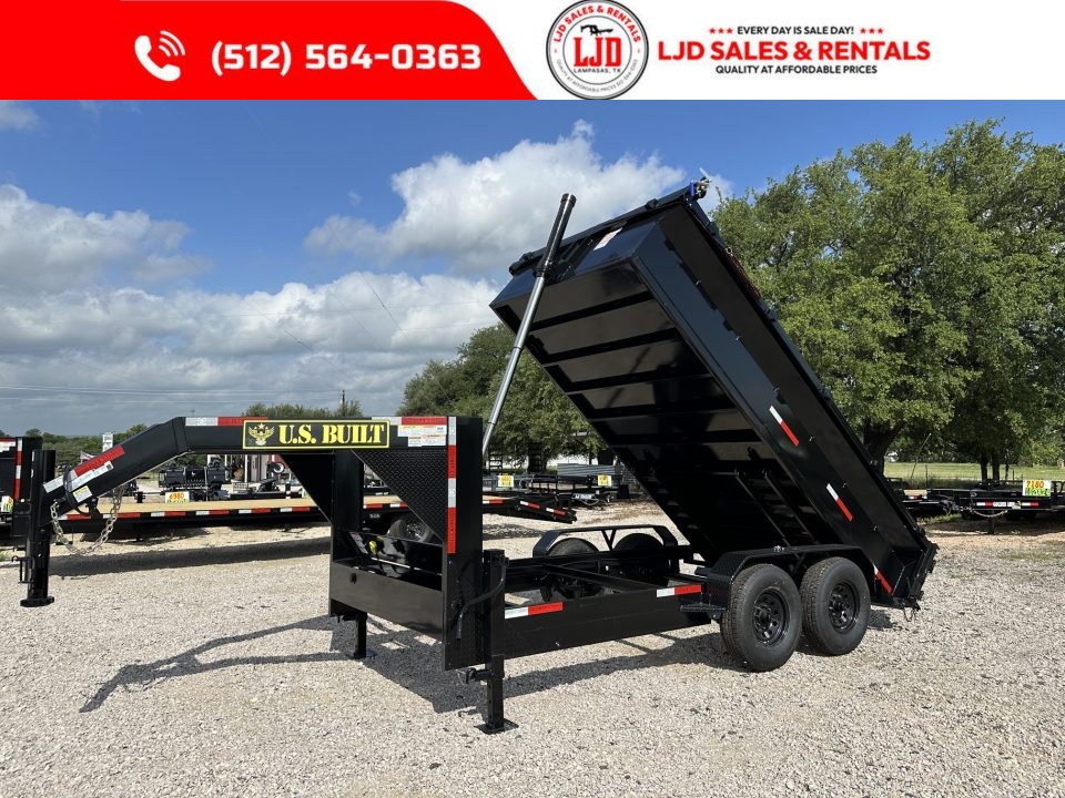 New 2026 Texas Pride 14' X 2' - Dump Trailer - Gooseneck - 16K GVWR - TARP