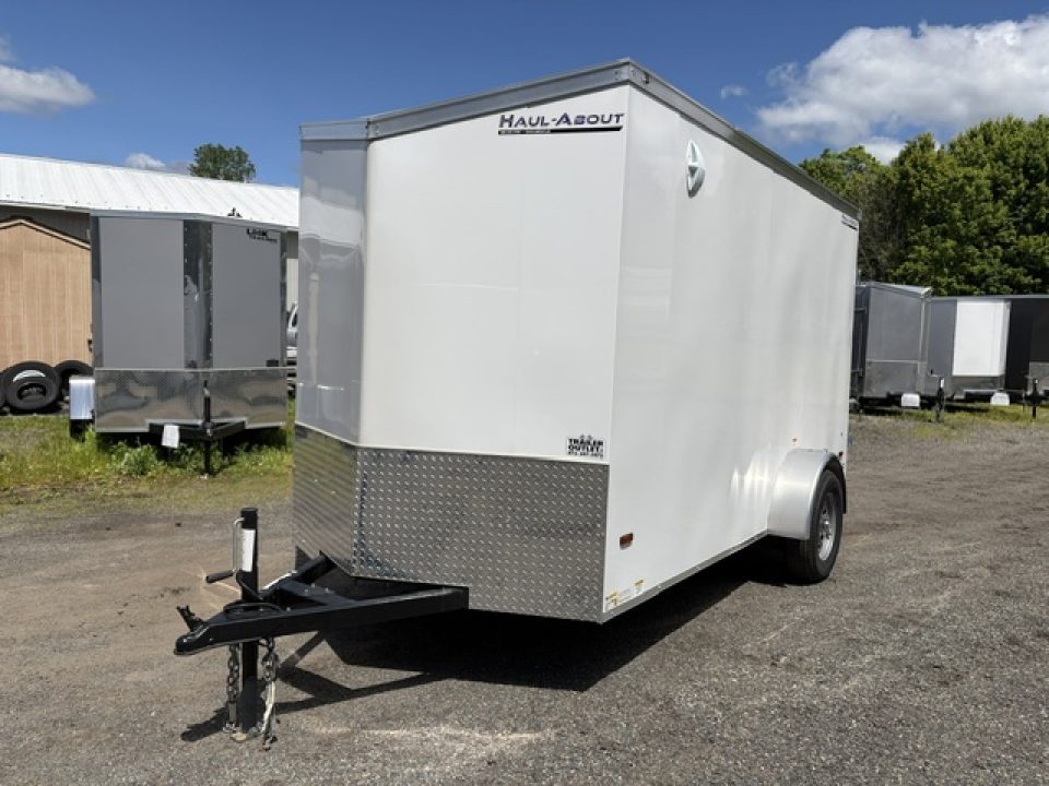 New 2026 Haul About Trailers Cougar Model CGR6X12 DOUBLE DOORS ON BACK , 2,990 lb. GVWR Cargo / Enclosed Trailer