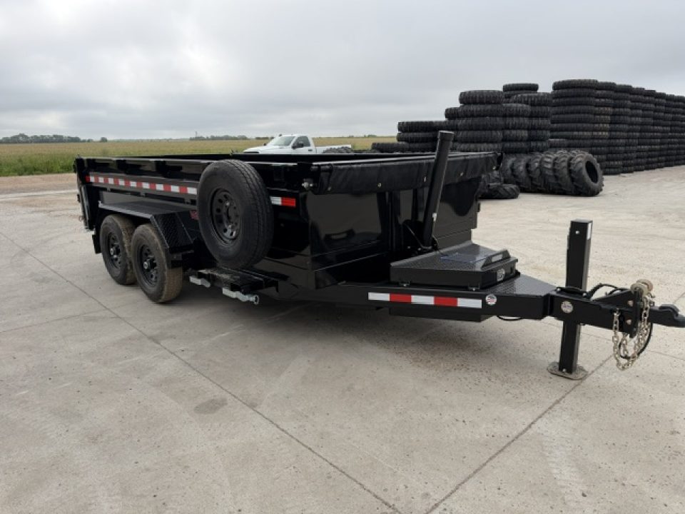 New 2026 Midsota HVT14-BP-154 Dump Trailer 14 ft Dump Trailer
