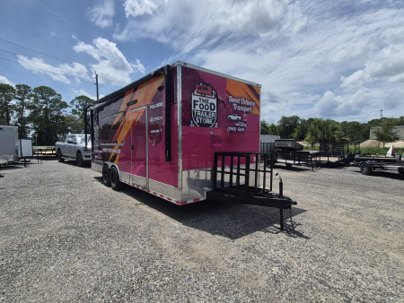 Used 2025 All World Trailers 8.5x22 Tandem Axle Toy Hauler Trailer with Restroom & Shower | Enclosed Cargo Trailer Cargo / Enclosed Trailer