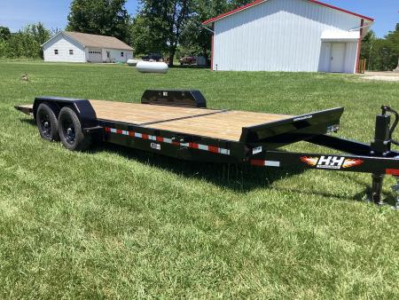 New 2026 H&H Trailers 16+6 Gravity Tilt Equipment Trailer. 14K