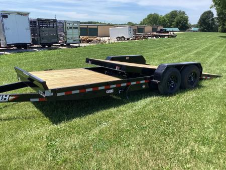 New 2026 H&H Trailers 16+6 Gravity Tilt Equipment Trailer. 14K