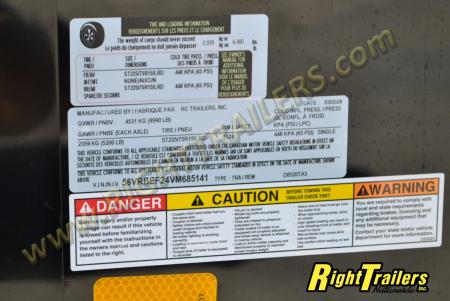New 2027 8.5X20 RC Cargo Trailer