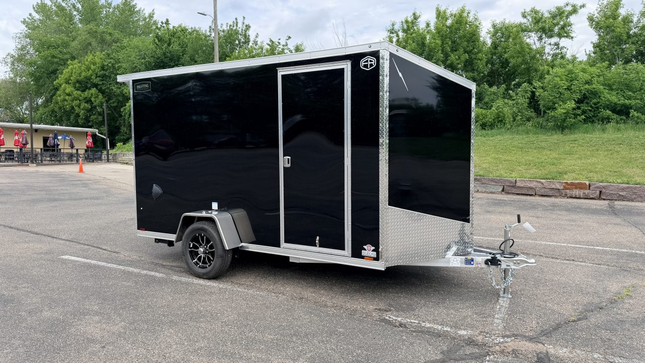 New Lightning 7x12 Enclosed - Aluminum Cargo trailer - Rear Ramp!