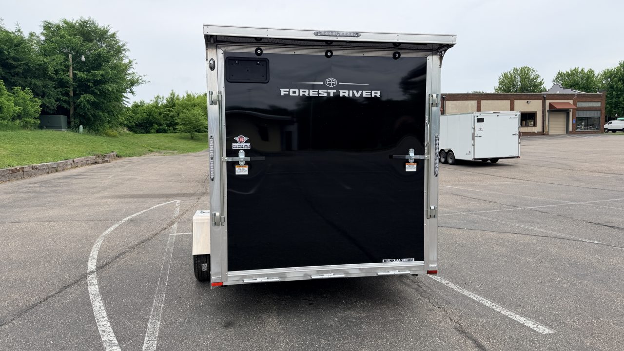 New Lightning 7x12 Enclosed - Aluminum Cargo trailer - Rear Ramp!