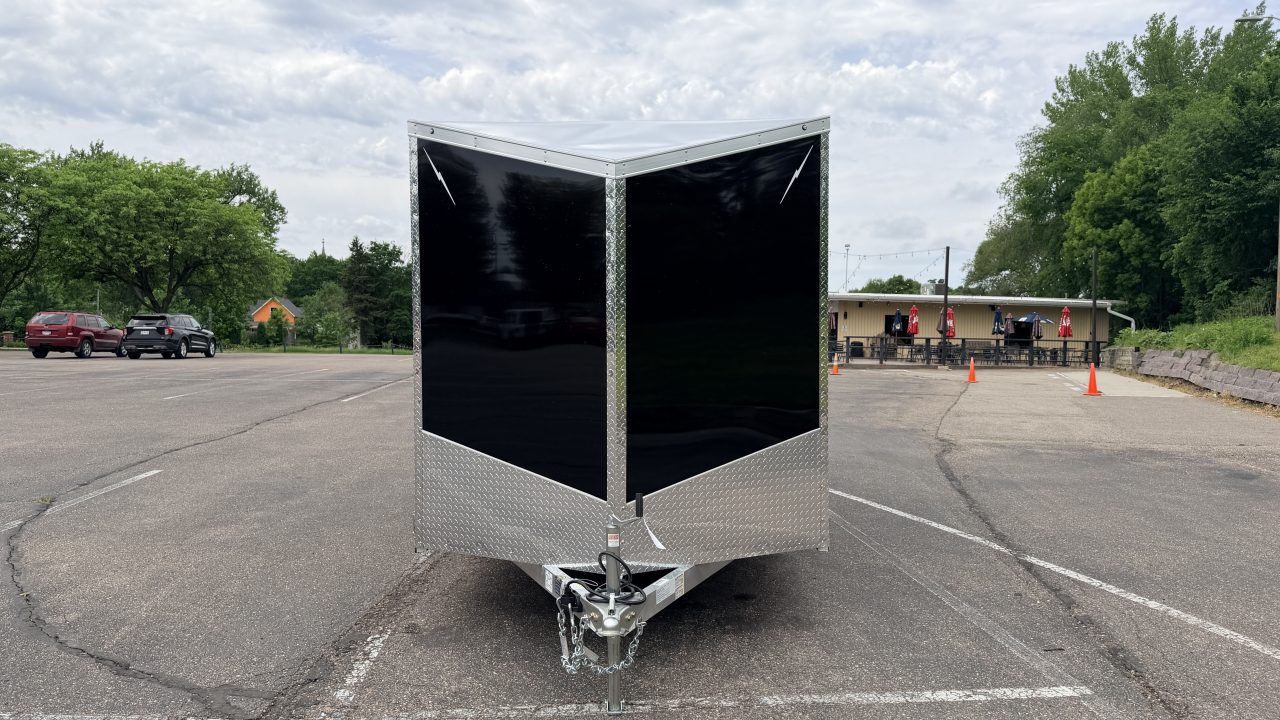 New Lightning 7x12 Enclosed - Aluminum Cargo trailer - Rear Ramp!