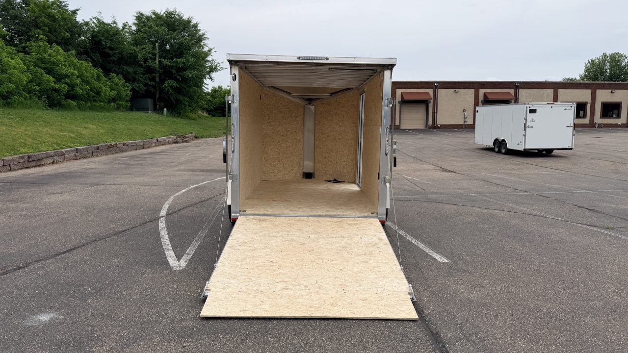 New Lightning 7x12 Enclosed - Aluminum Cargo trailer - Rear Ramp!