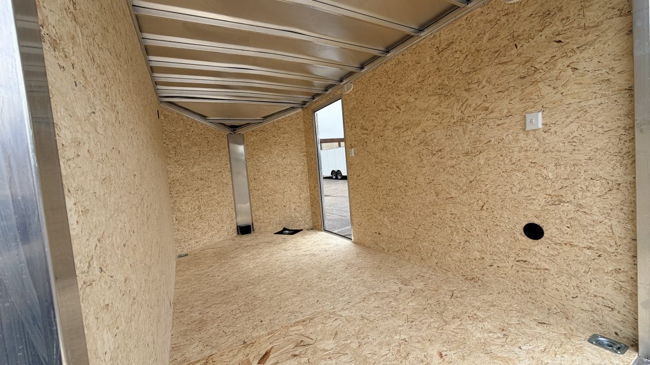 New Lightning 7x12 Enclosed - Aluminum Cargo trailer - Rear Ramp!