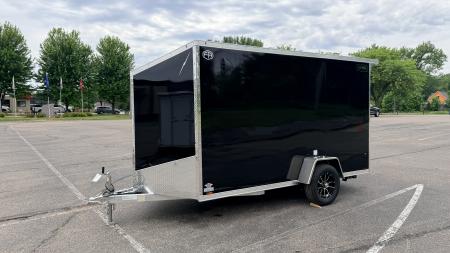 New Lightning 7x12 Enclosed - Aluminum Cargo trailer - Rear Ramp!