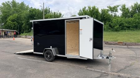 New Lightning 7x12 Enclosed - Aluminum Cargo trailer - Rear Ramp!