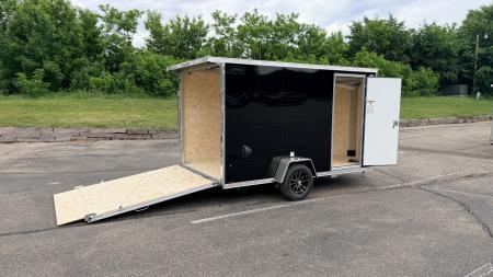 New Lightning 7x12 Enclosed - Aluminum Cargo trailer - Rear Ramp!