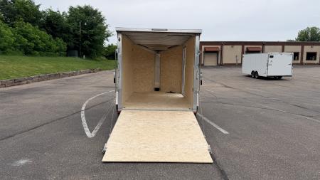 New Lightning 7x12 Enclosed - Aluminum Cargo trailer - Rear Ramp!
