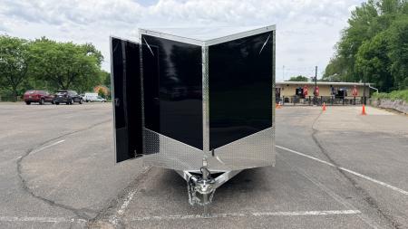 New Lightning 7x12 Enclosed - Aluminum Cargo trailer - Rear Ramp!