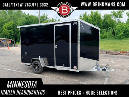 New Lightning 7x12 Enclosed - Aluminum Cargo trailer - Rear Ramp!