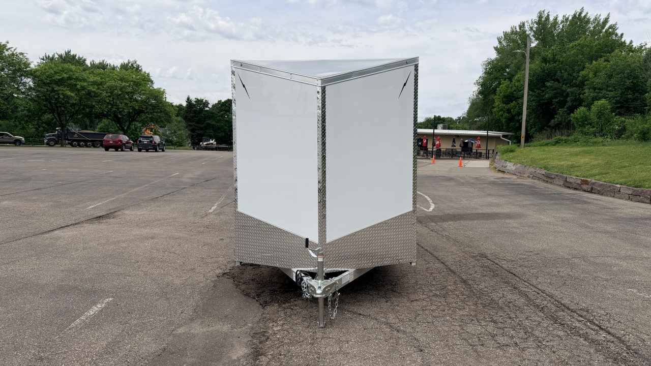 New Lightning 7x16 Aluminum Enclosed Trailer - Double Doors!