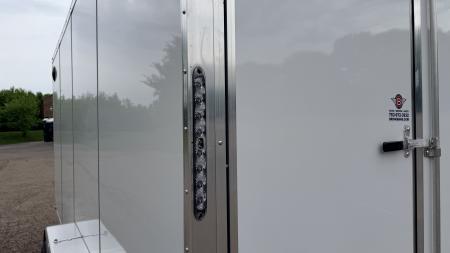 New Lightning 7x16 Aluminum Enclosed Trailer - Double Doors!