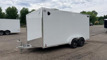 New Lightning 7x16 Aluminum Enclosed Trailer - Double Doors!