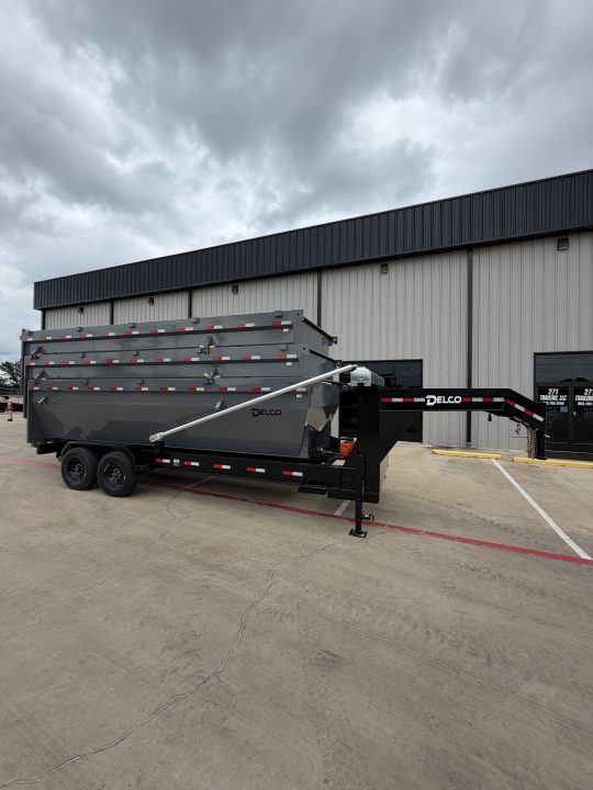 New 2026 Delco Trailers R320 Dump Roll Offs w/ 3 Bins 16k GVWR