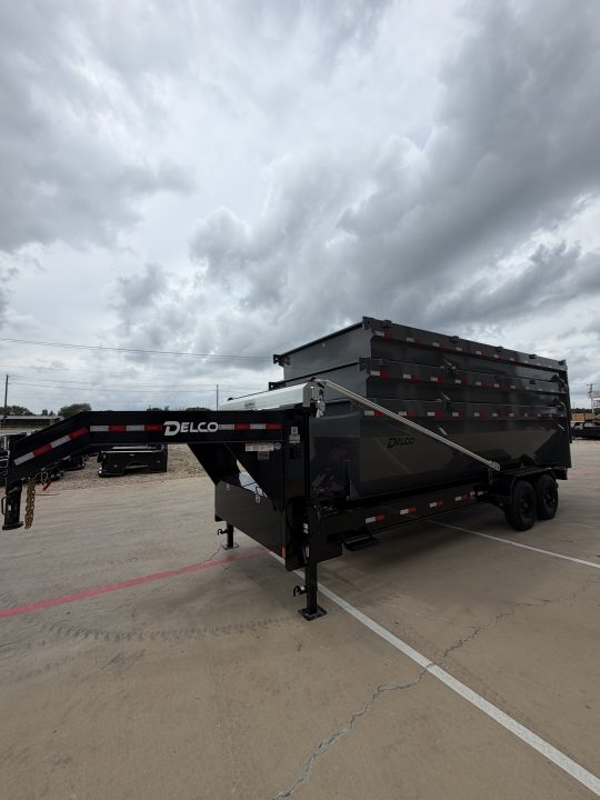 New 2026 Delco Trailers R320 Dump Roll Offs w/ 3 Bins 16k GVWR