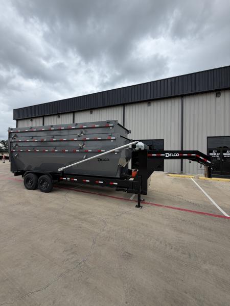 New 2026 Delco Trailers R320 Dump Roll Offs w/ 3 Bins 16k GVWR