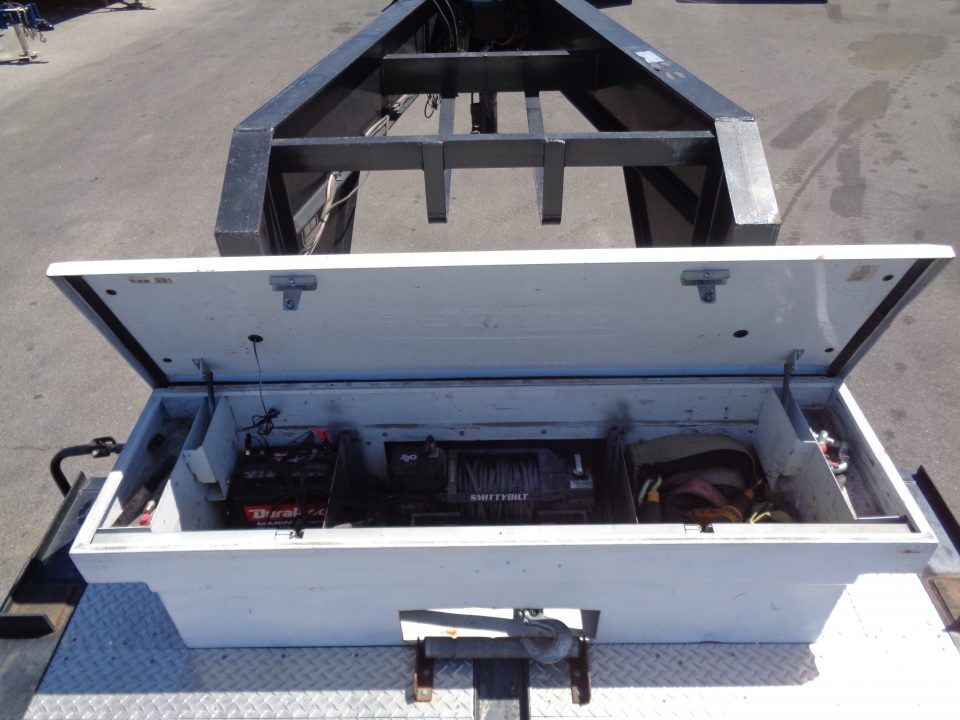 Used 2018 Kerr-Bilt * 22GN-26 * 26Ft Gooseneck Hydraulic Tilt Flatbed Trailer