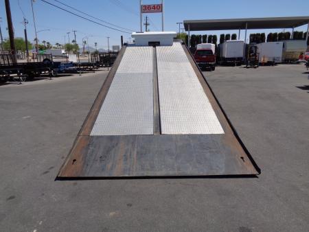 Used 2018 Kerr-Bilt * 22GN-26 * 26Ft Gooseneck Hydraulic Tilt Flatbed Trailer
