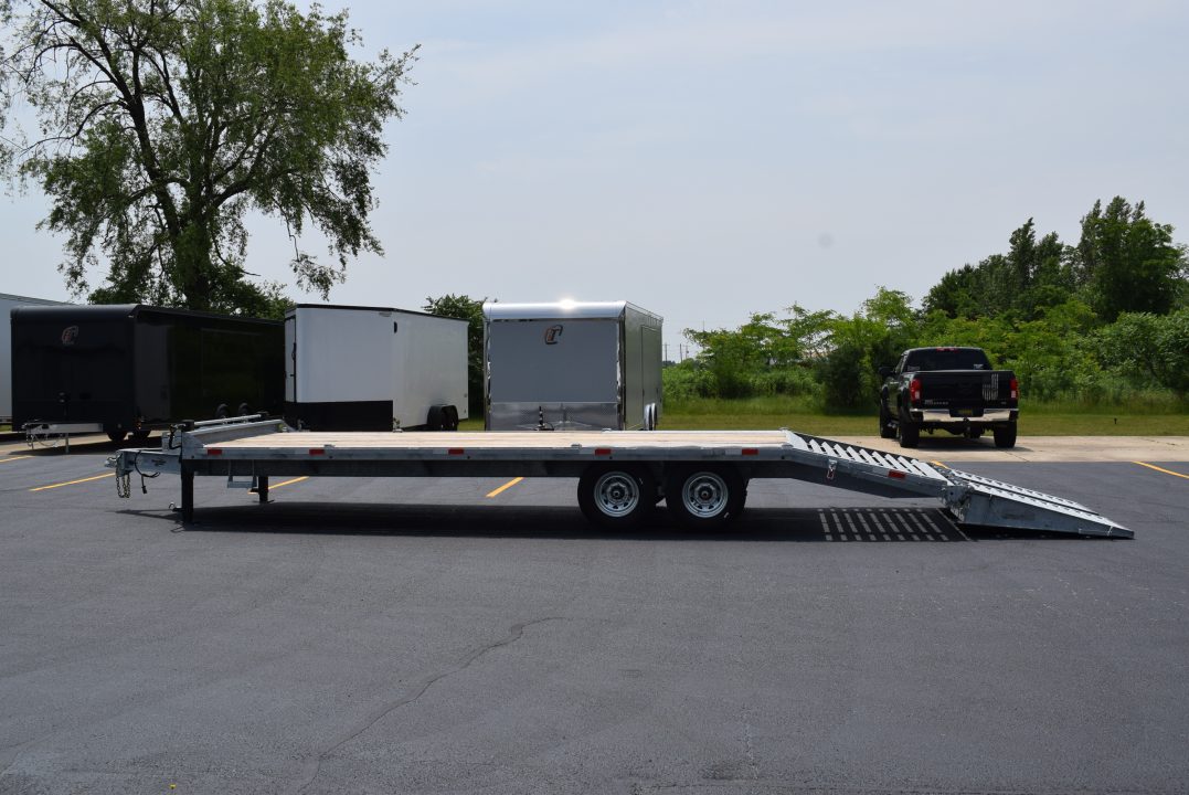 New 2026 BND Trailers 20+5 16k GALVANIZED DECKOVER Equipment Trailer