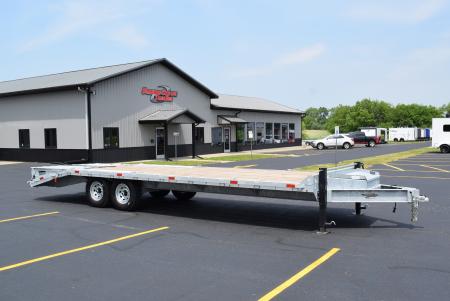 New 2026 BND Trailers 20+5 16k GALVANIZED DECKOVER Equipment Trailer