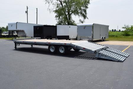 New 2026 BND Trailers 20+5 16k GALVANIZED DECKOVER Equipment Trailer